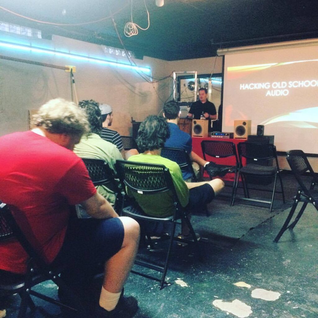 Presentation on old school audio hacking